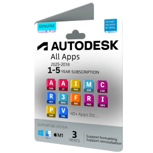 Autodesk All Apps Subscription 1 Year +3 Users (Your Autodesk ID)